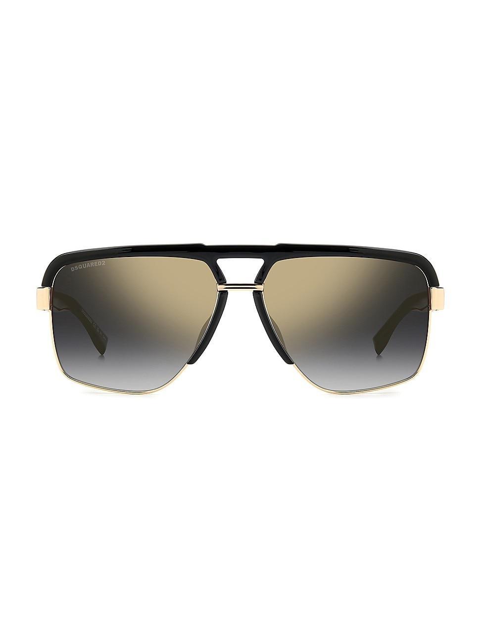 Mens 61MM Metal Sunglasses Product Image