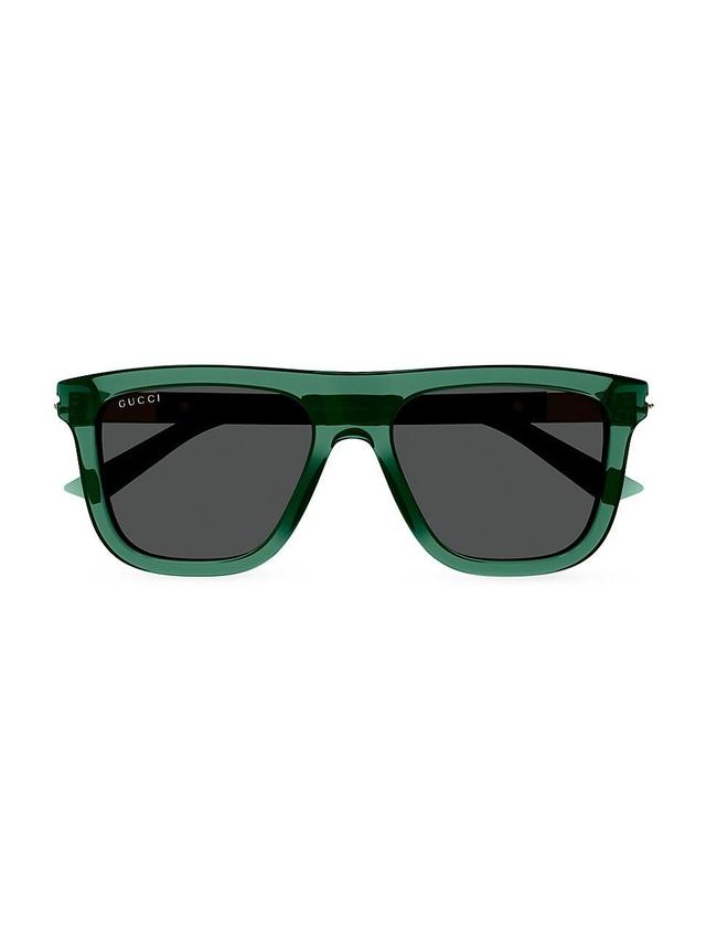 Mens GG1502SM Acetate Rectangle Sunglasses Product Image