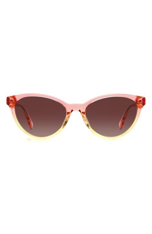kate spade new york adeline 55mm gradient cat eye sunglasses Product Image