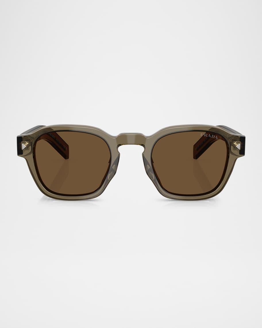 Men's Acetate Round Sunglasses Product Image