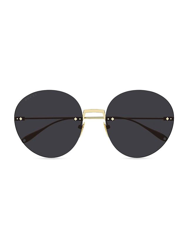 Womens Pure Metal GG1149S 60MM Rimless Sunglasses Product Image