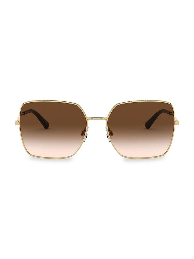 Womens 57MM Square Sunglasses Product Image