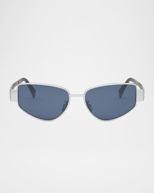 Men's Triomphe Metal Cat-Eye Sunglasses Product Image