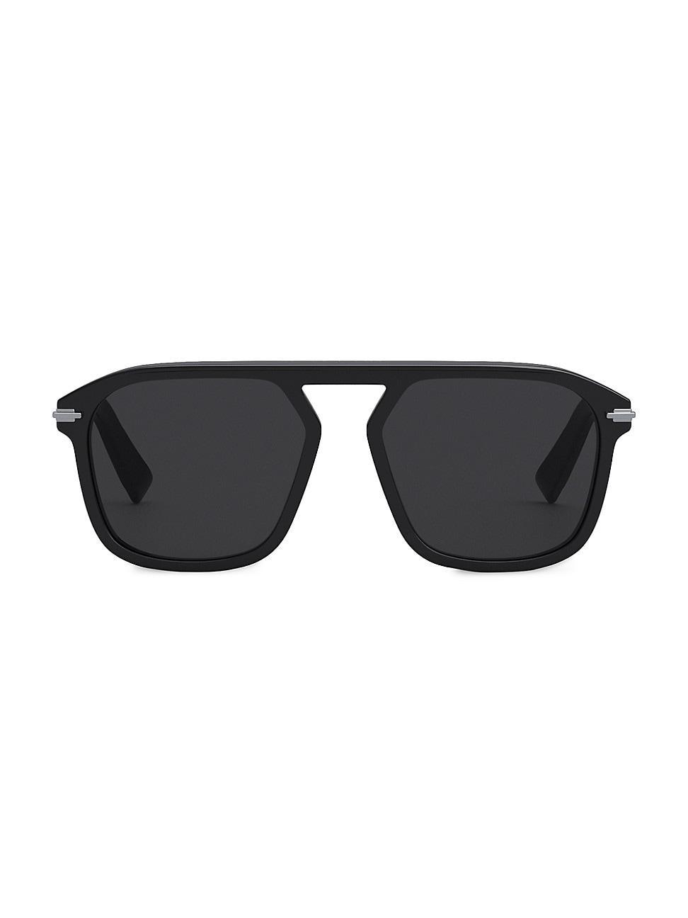 Mens DiorBlackSuit S4I 54MM Polarized Pilot Sunglasses Product Image