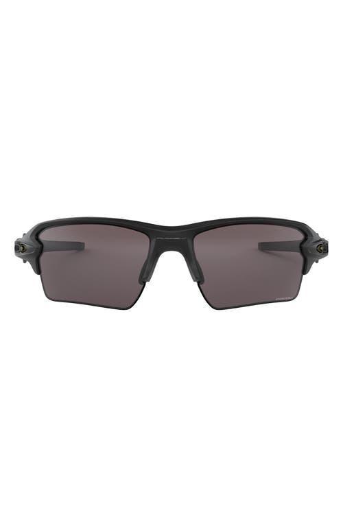 Oakley Mens OO9188 Flak 2.0 XL 59mm Rectangle Sunglasses - Matte Black Camoflauge/Prizm Ruby Product Image