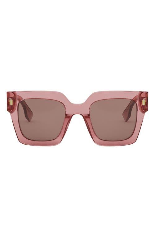 Fendi Roma 50mm Square Sunglasses Product Image