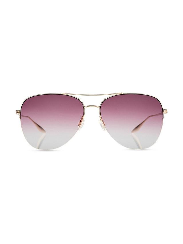 Womens 62MM Aviator Sunglasses Product Image