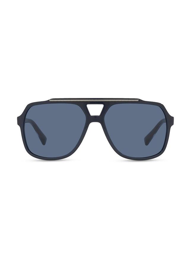 Mens Gros Grain 60MM Sunglasses Product Image