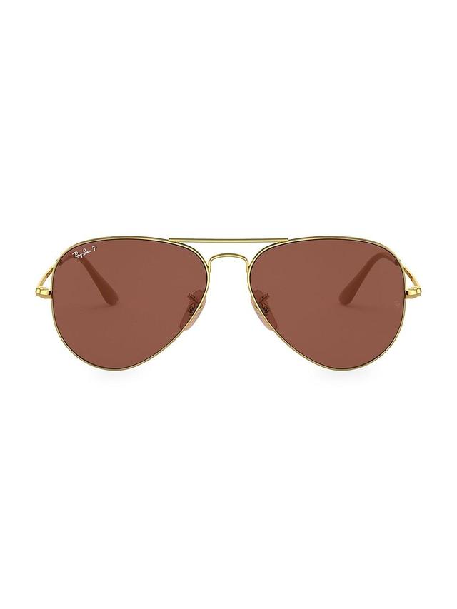 Womens RB3689 58MM Aviator Sunglasses Product Image