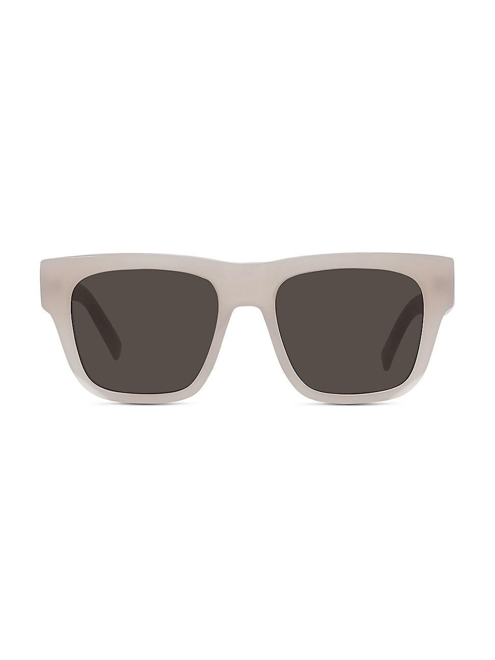 Mens Rectangular 55MM Acetate Sunglasses Product Image