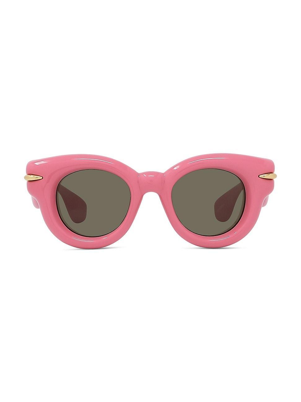 Loewe Inflated Pantos 46mm Small Round Sunglasses Product Image