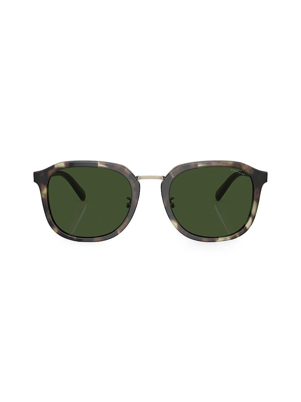 Mens 54MM Round Sunglasses Product Image