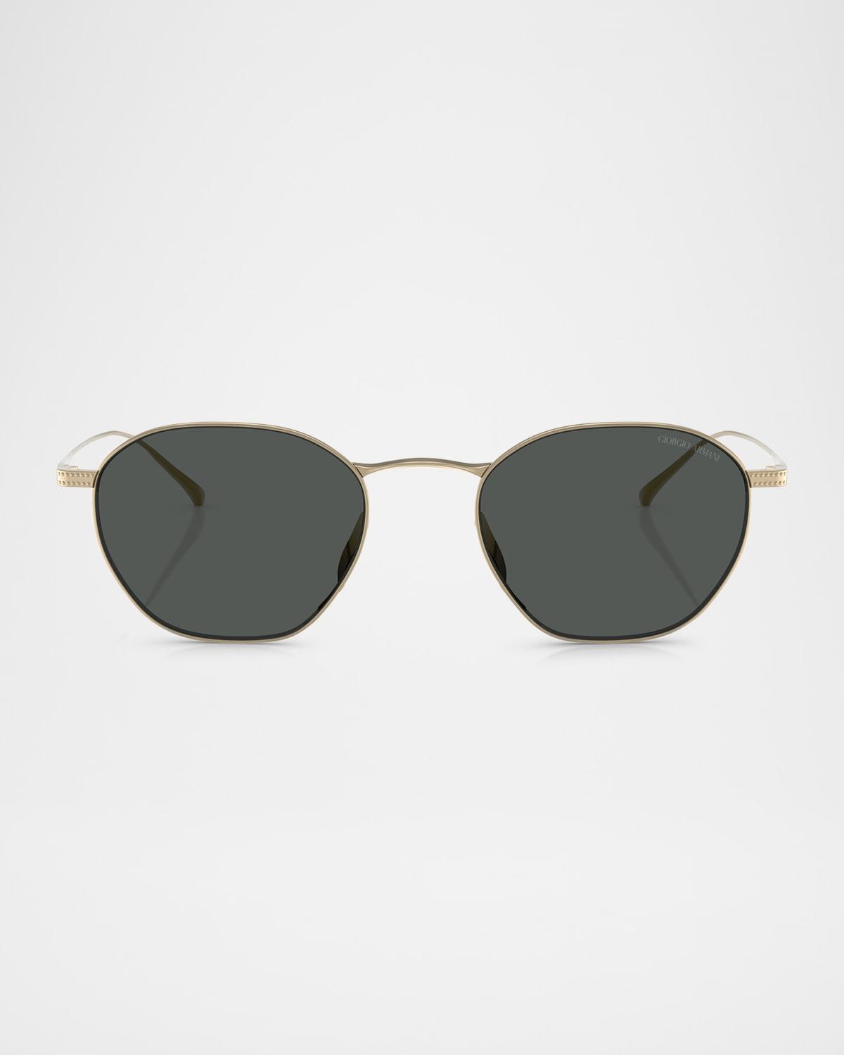 Mens AR6160T Titanium Square Sunglasses Product Image