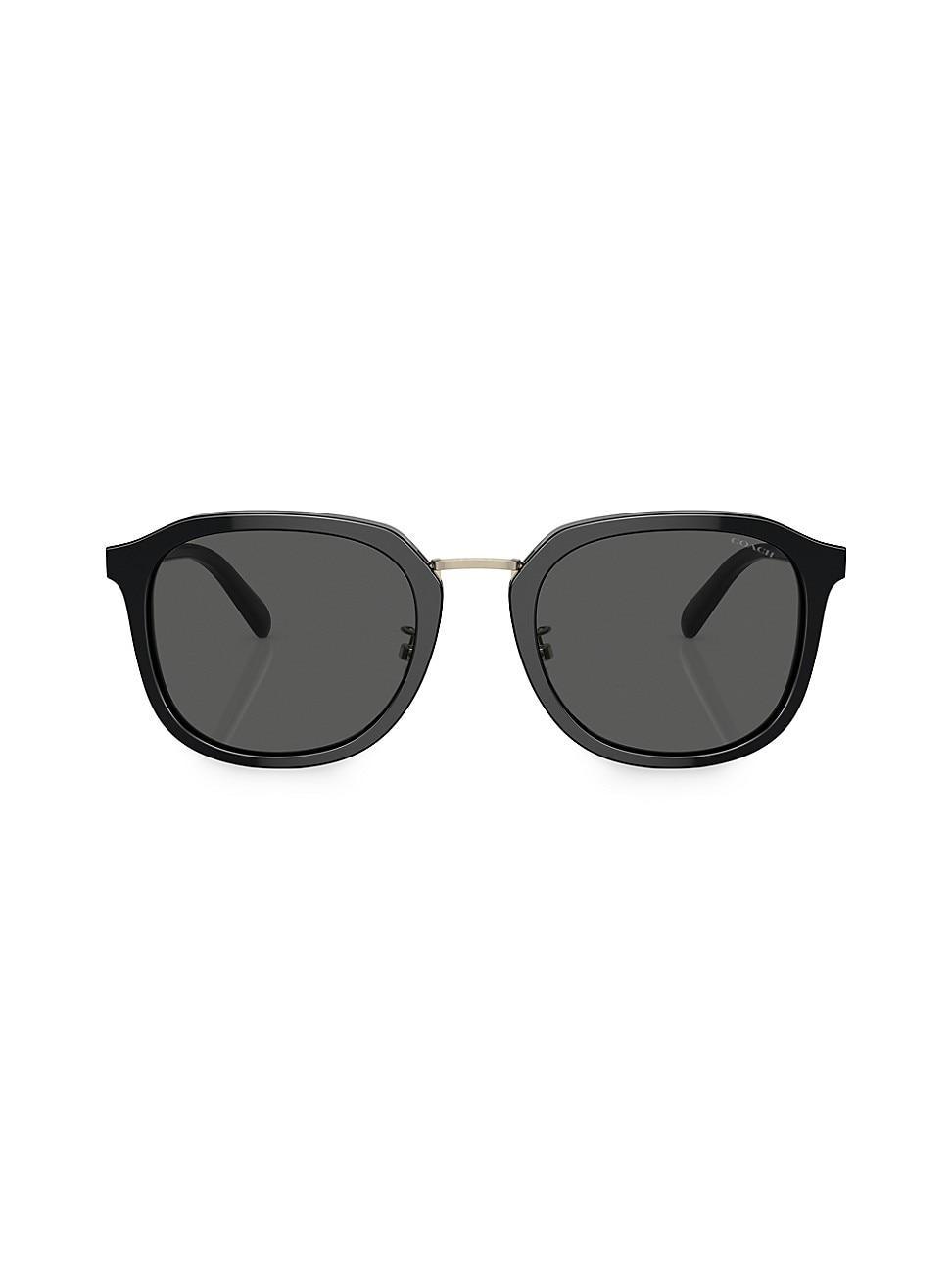 Mens 54MM Round Sunglasses Product Image