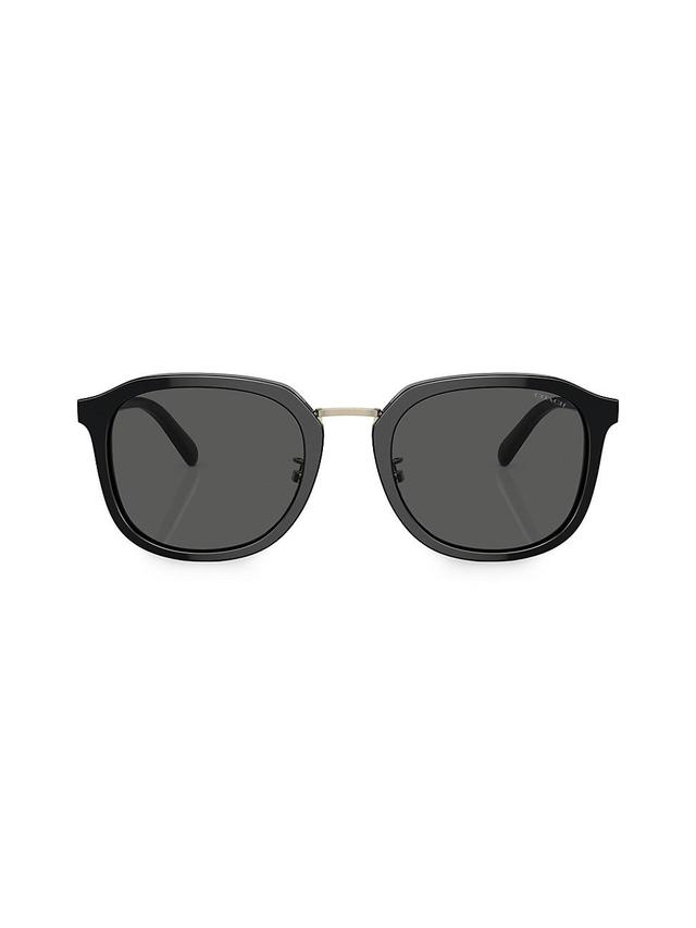 Mens 54MM Round Sunglasses Product Image