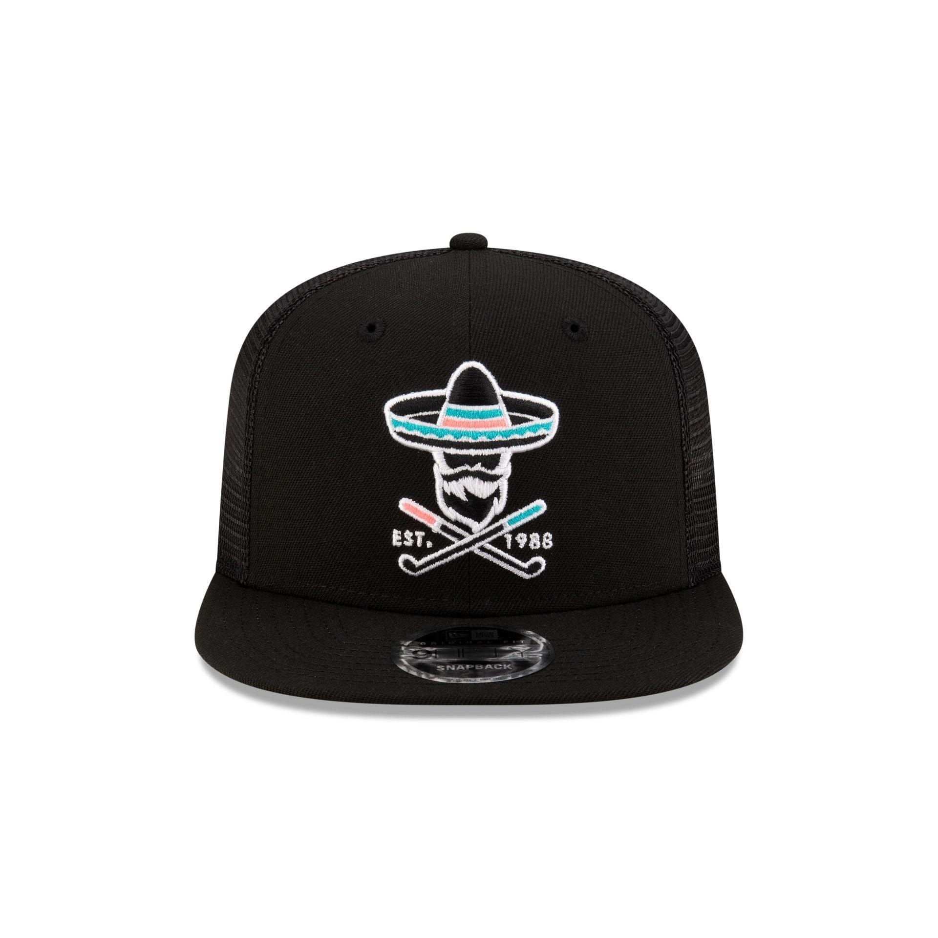 Almigos X New Era Black 9FIFTY Original Fit Trucker Male Product Image