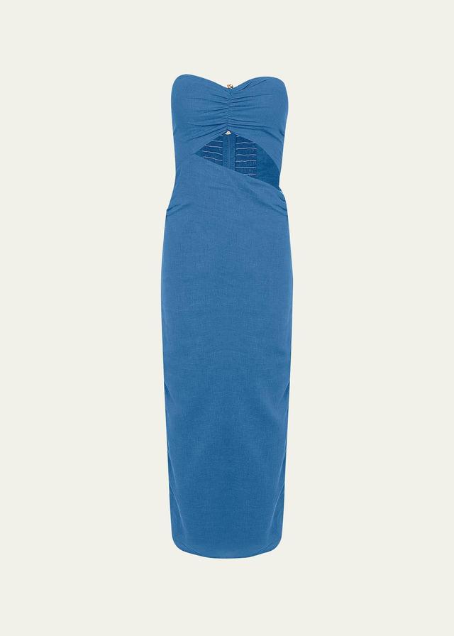 Solid Sonny Detail Midi Dress Product Image