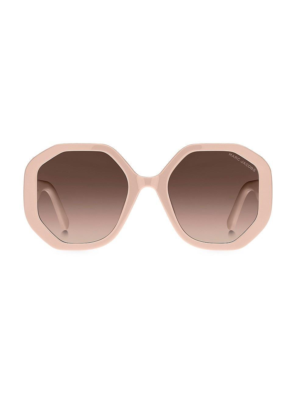 Marc Jacobs 53mm Gradient Round Sunglasses Product Image