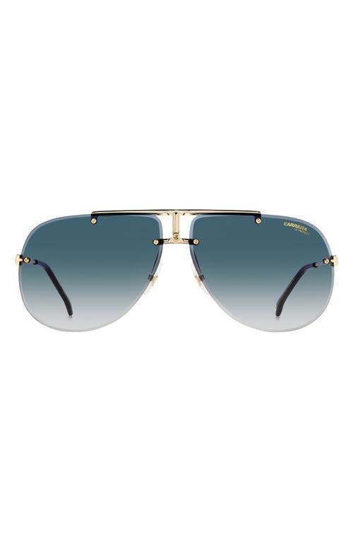 Carrera Eyewear 65mm Oversize Rimless Aviator Sunglasses Product Image