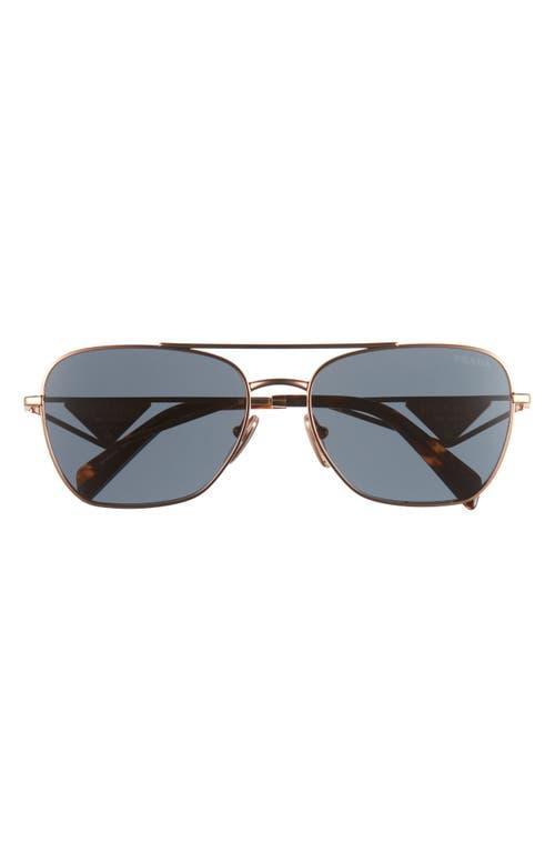 Prada 59mm Aviator Sunglasses Product Image