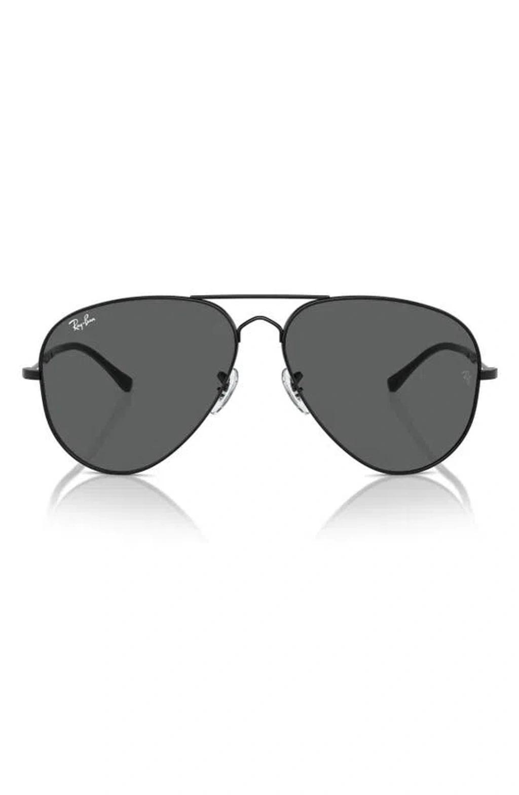 RAY BAN Old Aviator 62mm Oversize Sunglasses In Black Product Image