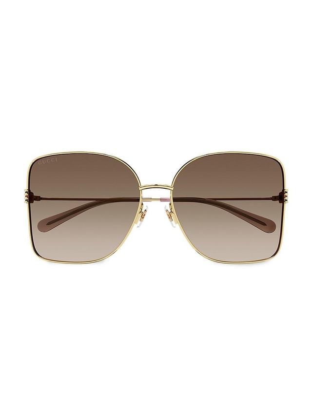 Gucci Womens GG1282SA 62mm Square Sunglasses Product Image