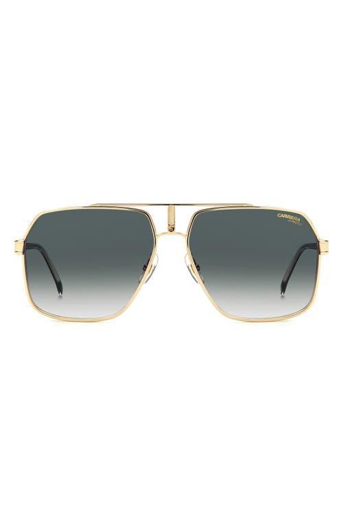 Mens 62MM Metal Geometric Sunglasses Product Image