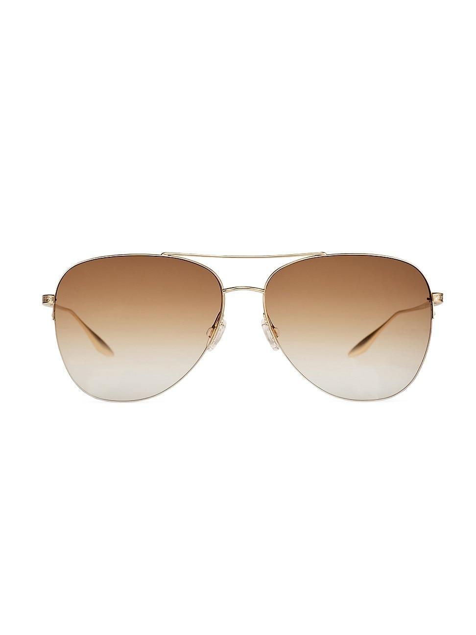 Womens 62MM Aviator Sunglasses Product Image