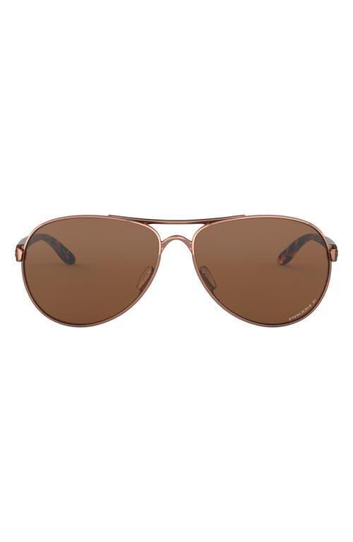 Oakley 59mm Polarized Aviator Sunglasses Product Image