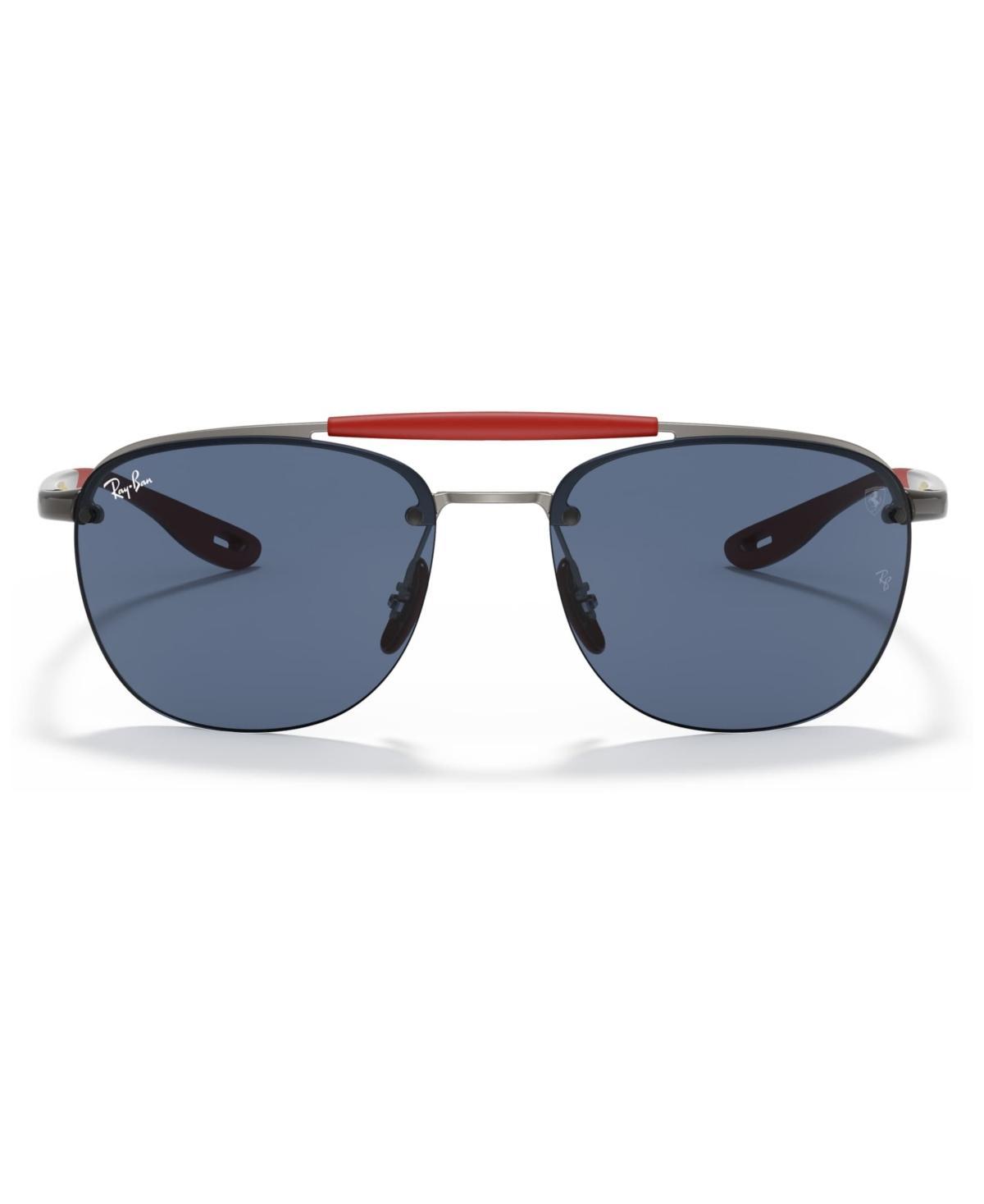 Ray-Ban Mens Sunglasses, RB3662M Scuderia Ferrari Collection 59 - MATTE GUNMETAL Product Image