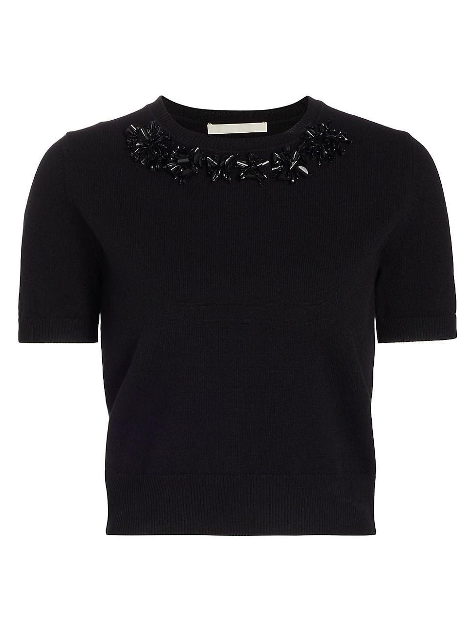 Jason Wu Collection Wool Cashmere Embellished Sweater Product Image