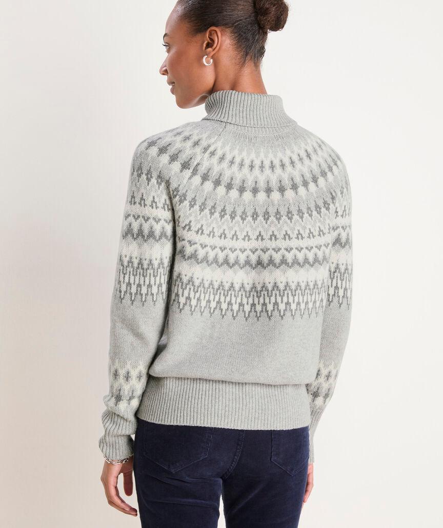 Nordic Fair Isle Turtleneck Sweater Product Image