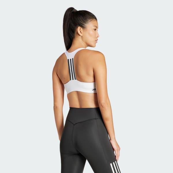 Powerimpact Training Medium-Support 3-Stripes Bra Product Image