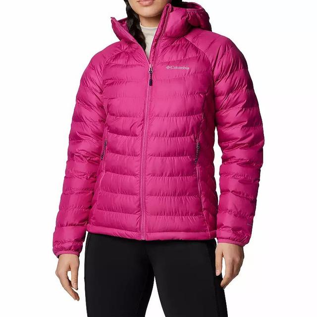 Womens Columbia Powder Lite II Hooded Jacket Pink Product Image