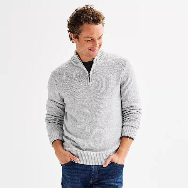 Mens Sonoma Goods For Life Heavyweight 1/4-Zip Sweater Product Image