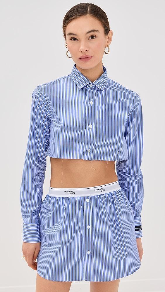 HOMMEGIRLS Super Cropped Shirt | Shopbop Product Image