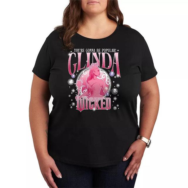 Plus Size Wicked Glinda Youre Gonna Be Popular Tee, Womens Product Image