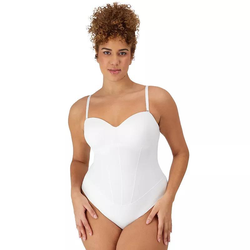 Womens Maidenform Firm Control Tummy Shaping Sweetheart Shapewear Thong Bodysuit DMS131 Product Image