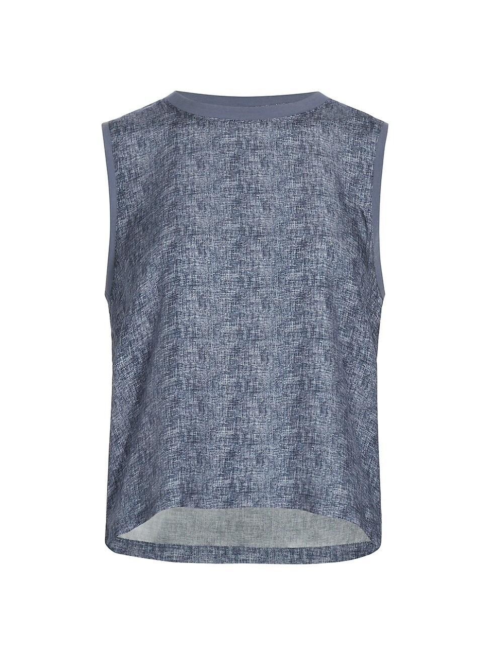 Womens Silk Sleeveless Muscle T-Shirt product image