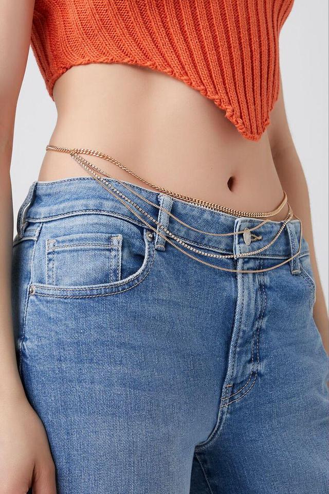 Tiered Rhinestone Belly Chain | Forever 21 Product Image