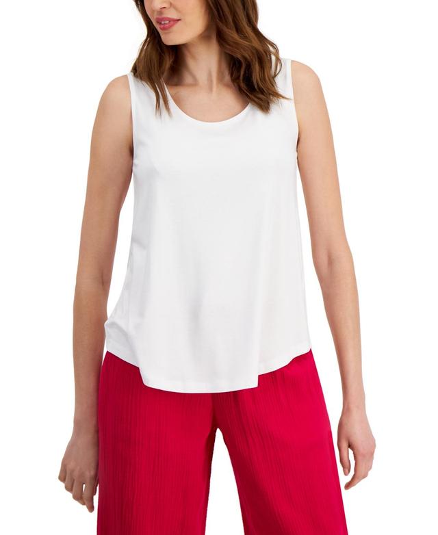 Jm Collection Womens Scoop-Neck Sleeveless Tank Top, Regular & Petite, Created for Macys Product Image