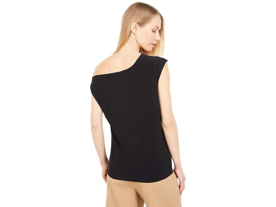 Norma Kamali X REVOLVE Drop Shoulder Top in Black. - size XL (also in L, M, S, XS, XXS) Product Image