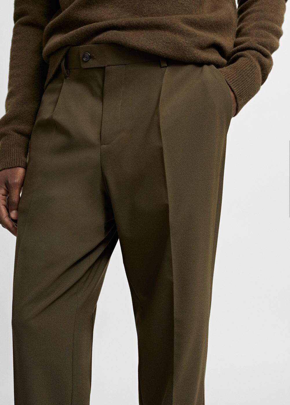 MANGO MAN - Suit pants khakiMen Product Image