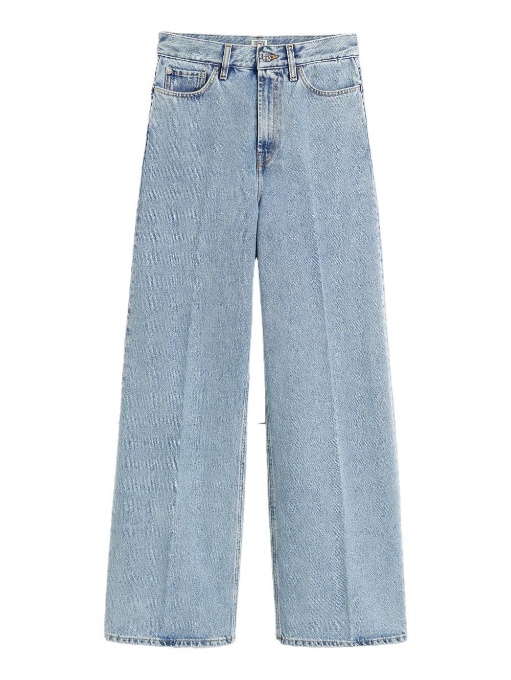 Wide Leg Denim Cool Blue Product Image