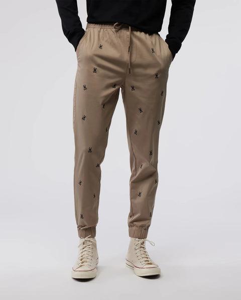 MENS CHAMERS EMBROIDERY COTTON TWILL JOGGER - B6P742X1CE Product Image