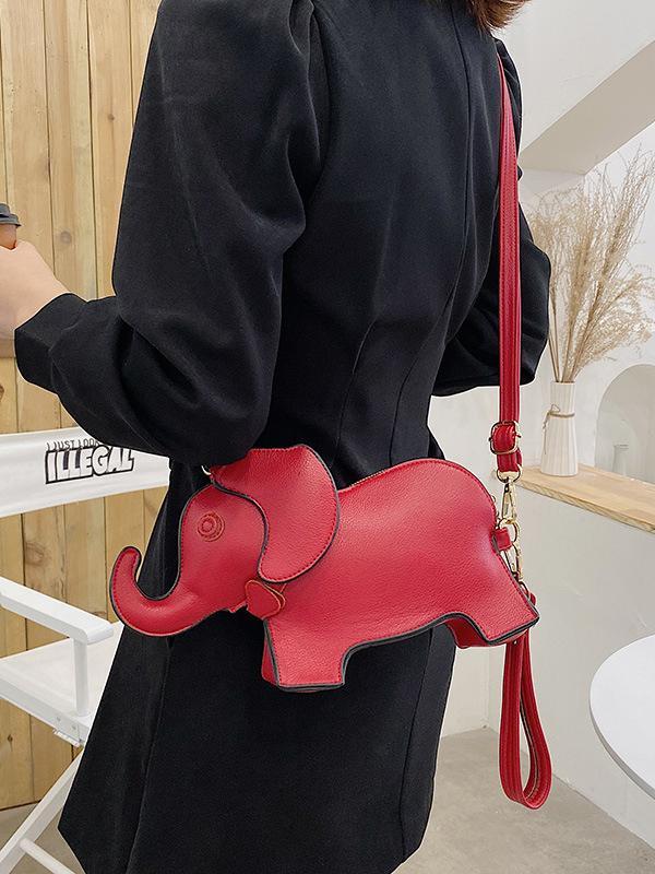 PU Elephant Shape Shoulder Bag Handbag Product Image