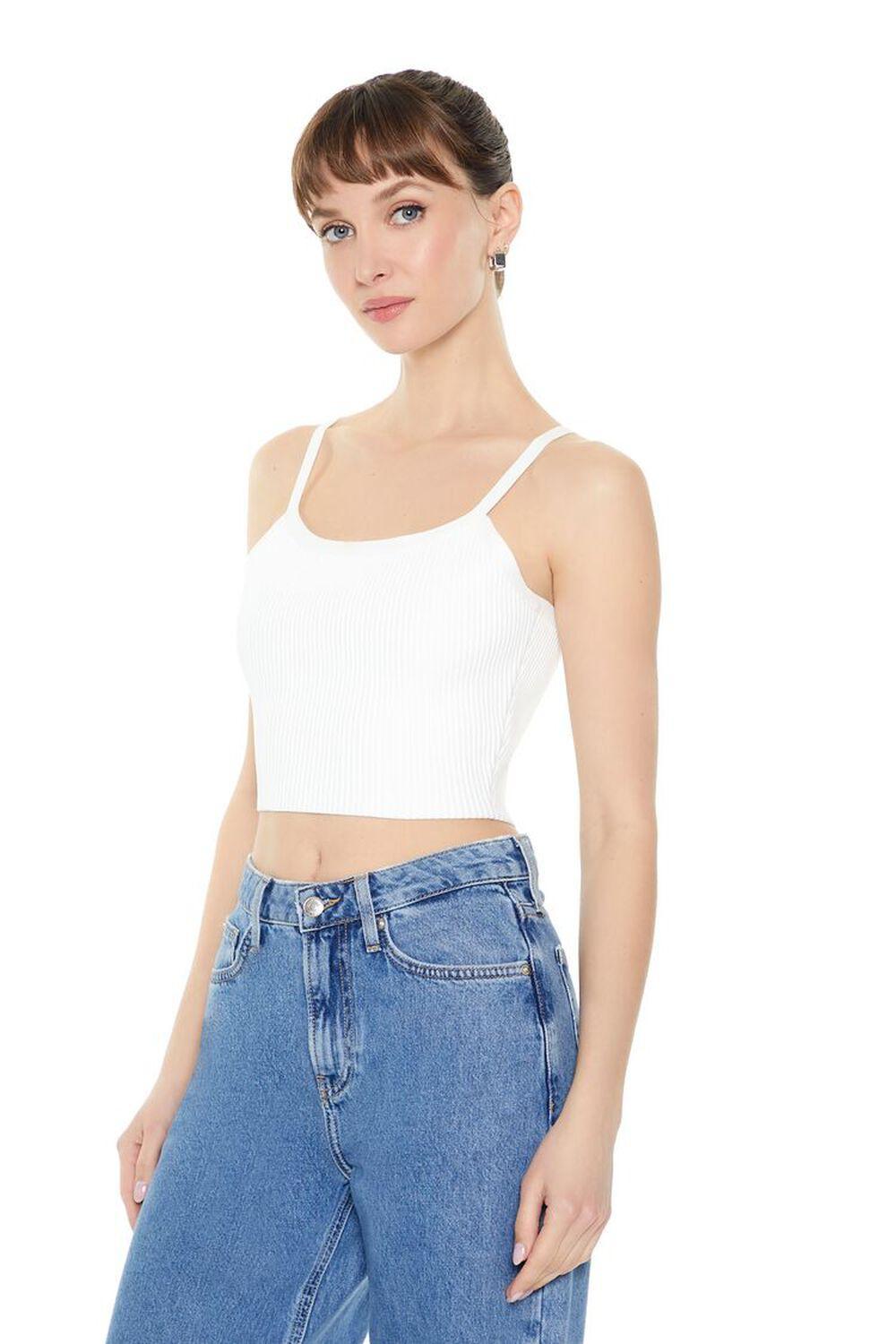 Sweater-Knit Cropped Cami | Forever 21 Product Image