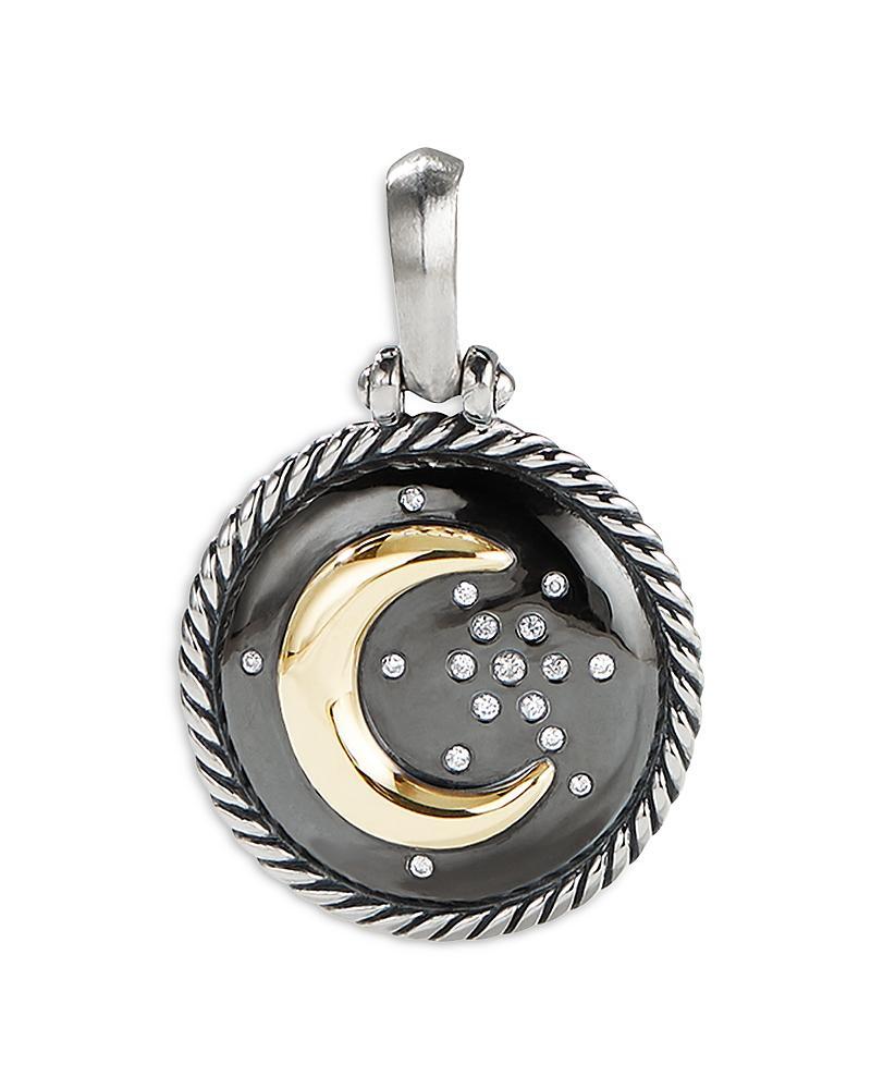 Womens Cable Collectibles Moon and Star Diamond & 18K Gold Amulet Product Image