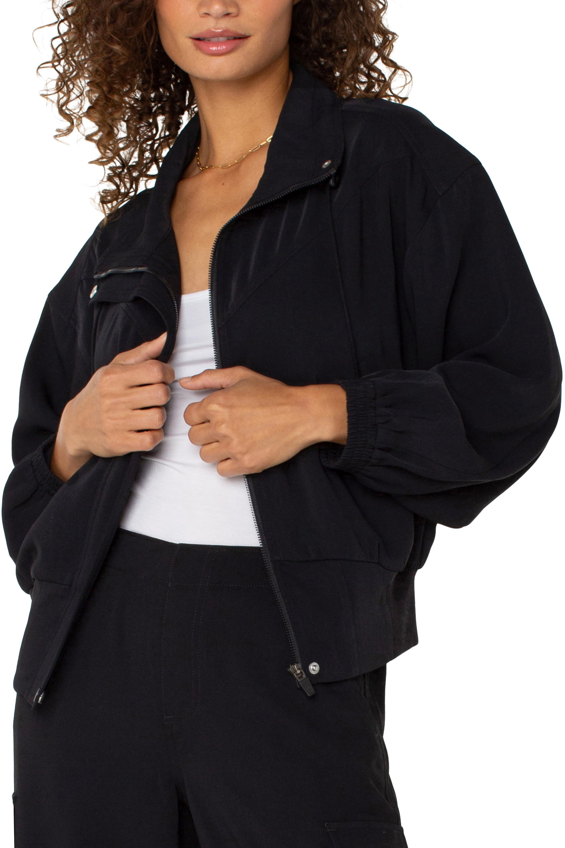 Zip Up Dolman Jacket Product Image