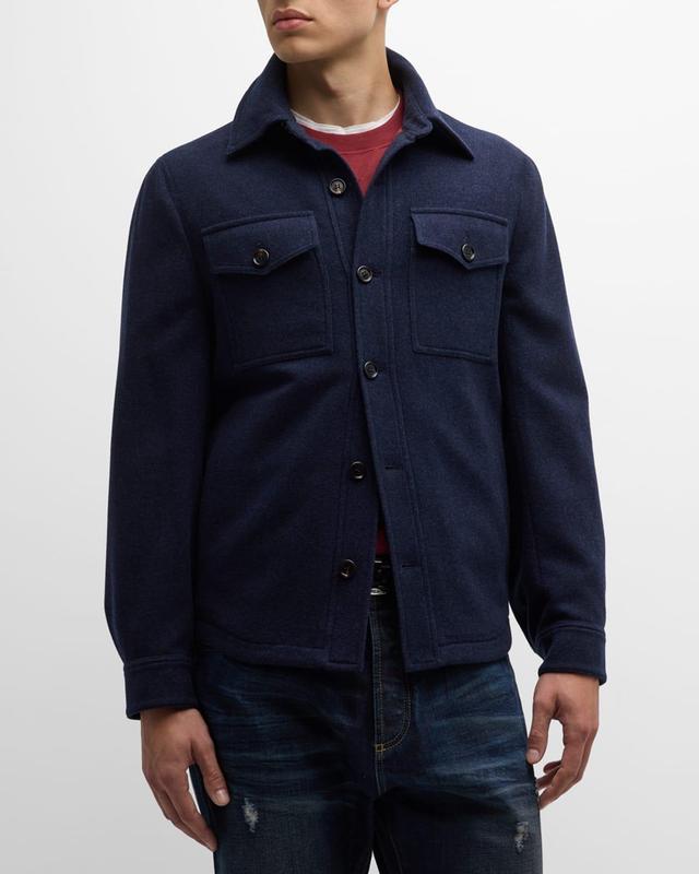 Mens Cashmere Overshirt Product Image